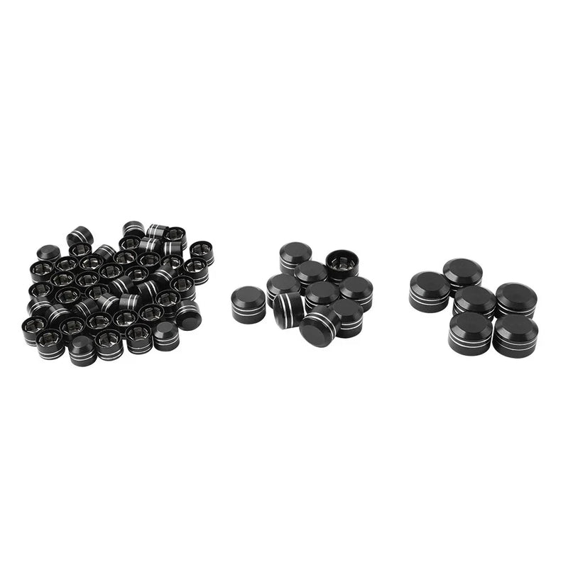 Harley Touring Road King Street Glide 62X Engine Bolt Caps (2017-2024)