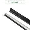 Honda Civic (2017-2020) Black Silver Tone 4pcs Weatherstrip Window Seal