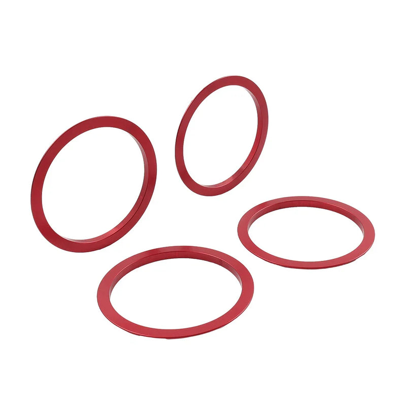 Toyota Tacoma Red A/C Vent Ring Trim Covers (2016-2022)