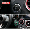 Benz C GLC GLE 1PCS Carbon Fiber Start Stop Engine Button Switch Sticker Fit