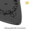 BMW 320i 340i 228i Mirror Glass Heated with Backing Plate Passenger Side RH