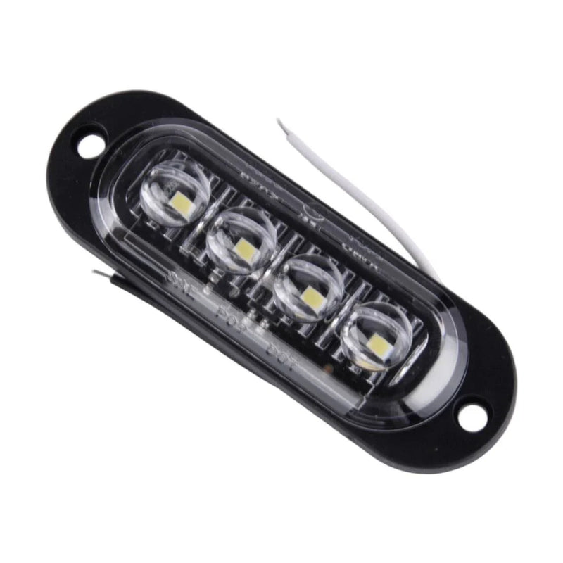 Trailer Truck 4x LED Side Marker Clearance Lights (12V-24V)