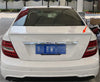 Mercedes C Class W204 Sedan Unpainted ABS Rear Boot Spoiler Wing (2008-2014)