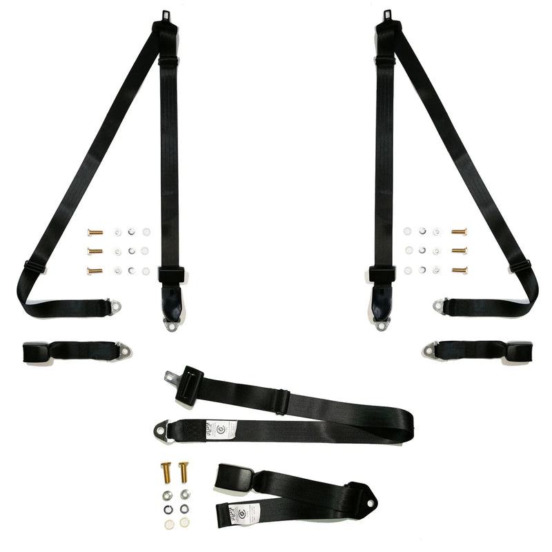 Nissan Pulsar UN10 N12 Sedan Rear Bucket Seat Belt Kit (1986-1990)