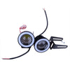 Universal 2 x 2.5" COB Fog Light Projector Car Lamp Halo Angel Eyes LED