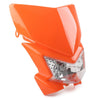 MX Enduro Dirt Trail Bikes 250cc Orange Front Headlight Fairing Lamp