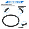 Honda Accord (1990-1997) Rubber Black Engine Crankshaft Oil Seal