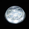 Truck Trailer 2" Clear White LED Round Clearance Side Marker Lights