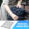 ATV Black 50x50cm Motorcycle Cargo Net Luggage Thicken Netting with Hook