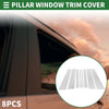 Mercedes GLK 8 Pcs Chrome Silver Door Pillar Window Trim (2010-2015)