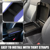 Mitsubishi Outlander Carbon Fiber Black Blue Center Console Cover