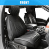 Ford F150 F250 Black Seat Protectors 2 x Pcs Front Seat Cover Cushion