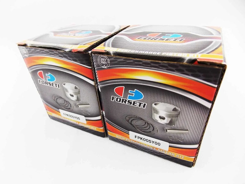 YAMAHA TDR250 0.5mm O/S FORSETI Piston Set 56.9mm Rings Pin Clips (88-93)