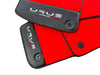 Lamborghini Urus 2018-2024 with Carbon Fiber Leather Red Floor Mats