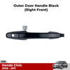 Outer Door Handle Black Front RH Fits Honda Civic FA FD FG 4D Sedan 2006-11 D06