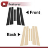 Nissan Maxima (2004-2008) Black 6 Pcs Car Door Pillar Trim