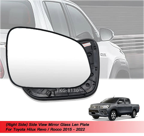 Toyota Hilux 1kd RH Side View Mirror Glass (2015-2020)