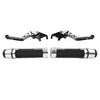 Yamaha XSR900 Silver Brake Clutch Lever Handlebar Grip Set (2016-2023)