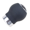 Universal Cars - Black Leather 6 Speed Gear Shift Knob