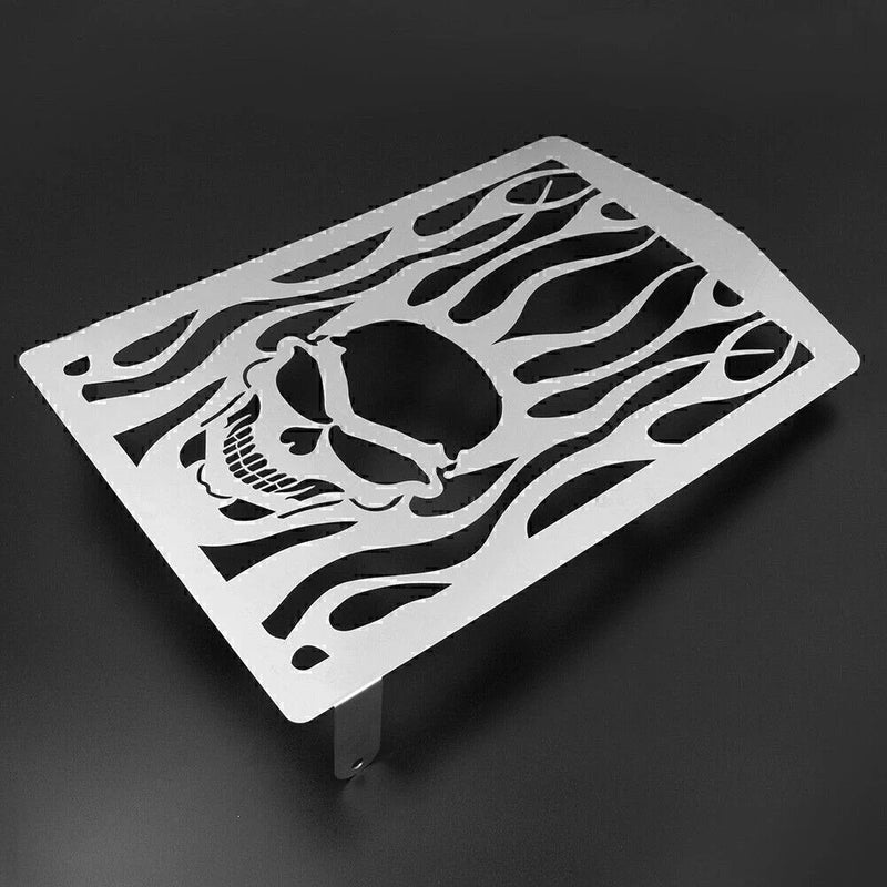 YAMAHA Royal Star XVZ13 Skull Flame Radiator Grille Guard Cover (1996-2010)