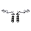 Harley Touring Street Glide 1 1/4" Engine Guard Foot Pegs Mount