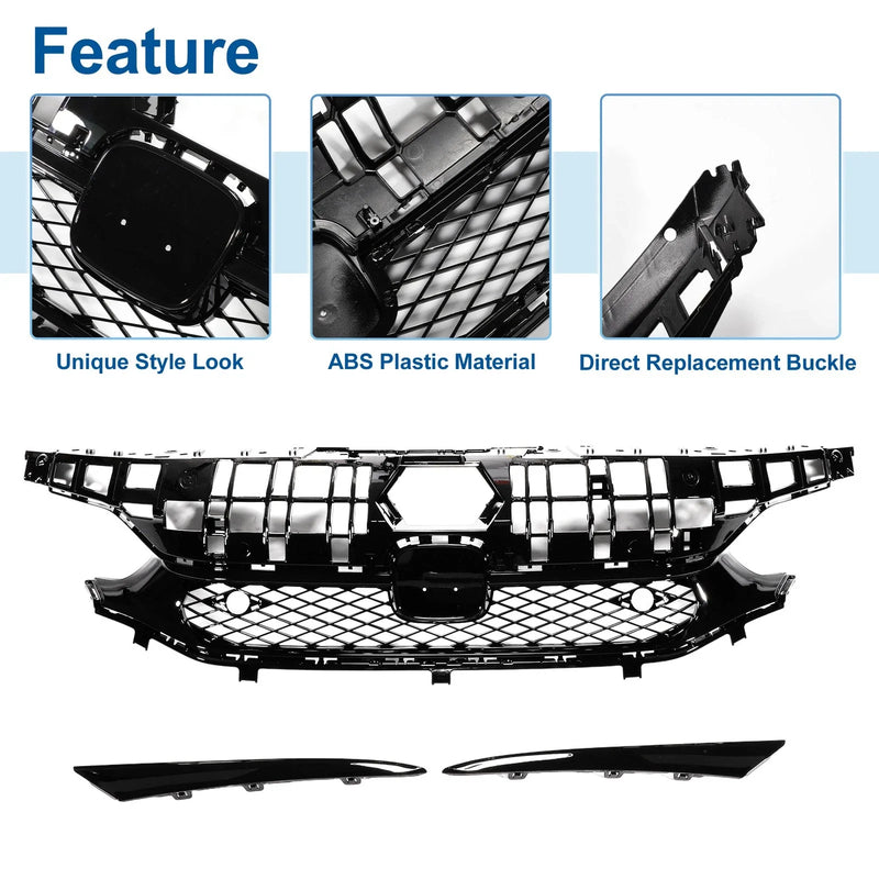 Honda Civic Facelift Front Hood Bumper Grille (2016-2021)