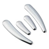 Harley Softail FLSTF FLSTN 4x Chrome Swingarm Frame Inserts (2008 - 2017)