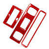 Audi TT (2001-2006) 3 x Pcs Carbon Red Hardtop Car Reading Light Panel Cover