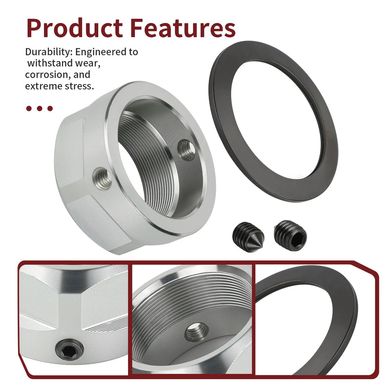 Yamaha YFZ450 / YFZ450X Rear Axle Lock Nut & Washer Set (2004–2013)