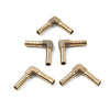 Pipe 5Pc 5/16" x 5/16" Brass Barbed Hose Barb Elbow Fitting