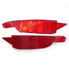 Ford Fiesta MK7 2 x Rear Bumper Reflector Lenses Red (2010-2015)