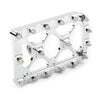 Harley Electra Glide Softail Chrome MX Style Large Brake Pedal Pad Cover