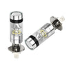 2x H1 6000K 100W LED ICEBERG White 20-SMD Projector Fog DRL Light Bulb