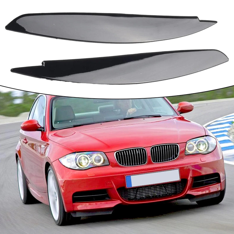 BMW 1 Series Eye Catching Headlight Eye Lid Covers / 1 Pair (2004–2013)