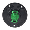 Kawasaki ZX10R ZX9R Aluminum Keyless Fuel Gas Tank Cap Cover (2004-2023)