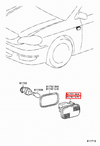 Corolla ZZE122 ZZE121 Side Repeater Turn Signal Lamp