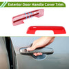 Ford Bronco (2021-2025) - Red ABS Set Exterior Door Handle Cover Trim