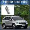 Honda CRV 2017-2024 Aluminum Alloy Silver Tone Footrest Pedal Cover