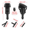 Dodge 4 x Car Front Windshield Washer Sprayer Nozzles (2011-2023)