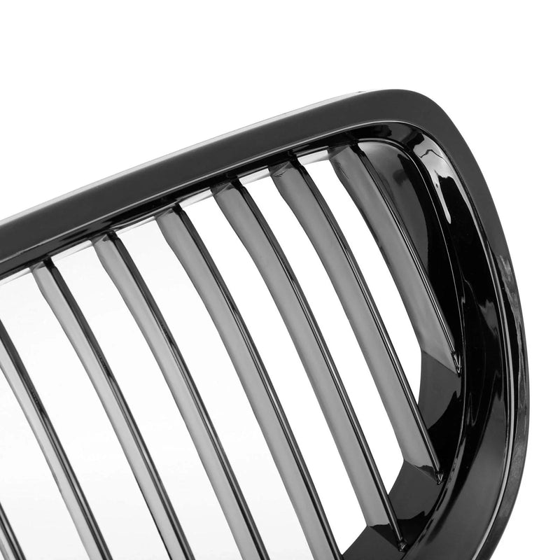 BMW E92 2007-2010 2 Door Front Kidney Grille Gloss Black