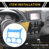 Jeep Wrangler JK JKU Central Console Dashboard Panel Cover Trim (2007-2018)