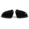 Audi B9 A4 S4 A5 S5 Gloss Black Side Mirror Cap Covers 2 x (2017-2022)