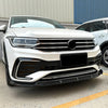 VW Tiguan R Line Front Bumper Spoiler Lip Kit (2021-2023)