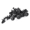 100pcs Car Body Retainer Push Pin Rivet Trim Clip Assortment