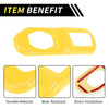 Jeep Wrangler JL JLU (2018-2024) - ABS Yellow Rear Trunk Lock Panel Cover Trim
