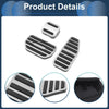 Suzuki Swift (No Mark) Silver Tone Foot Accelerator Pedal Covers
