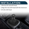 Peugeot 206 5 Speed Manual Gear Shift Knob & Cover (2005-2008)