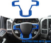 F150 F250 Blue Steering Wheel Panel Cover Frame Trim Cove Decor (2015–2020)