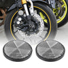 Motorcycle 10pcs M6x1.0 White Universal Screw Mount Round Warning Reflector