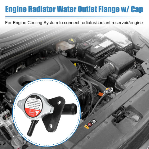 Mazda 5 2.3L L4 Engine Radiator Coolant Filler Neck (2006-2010)